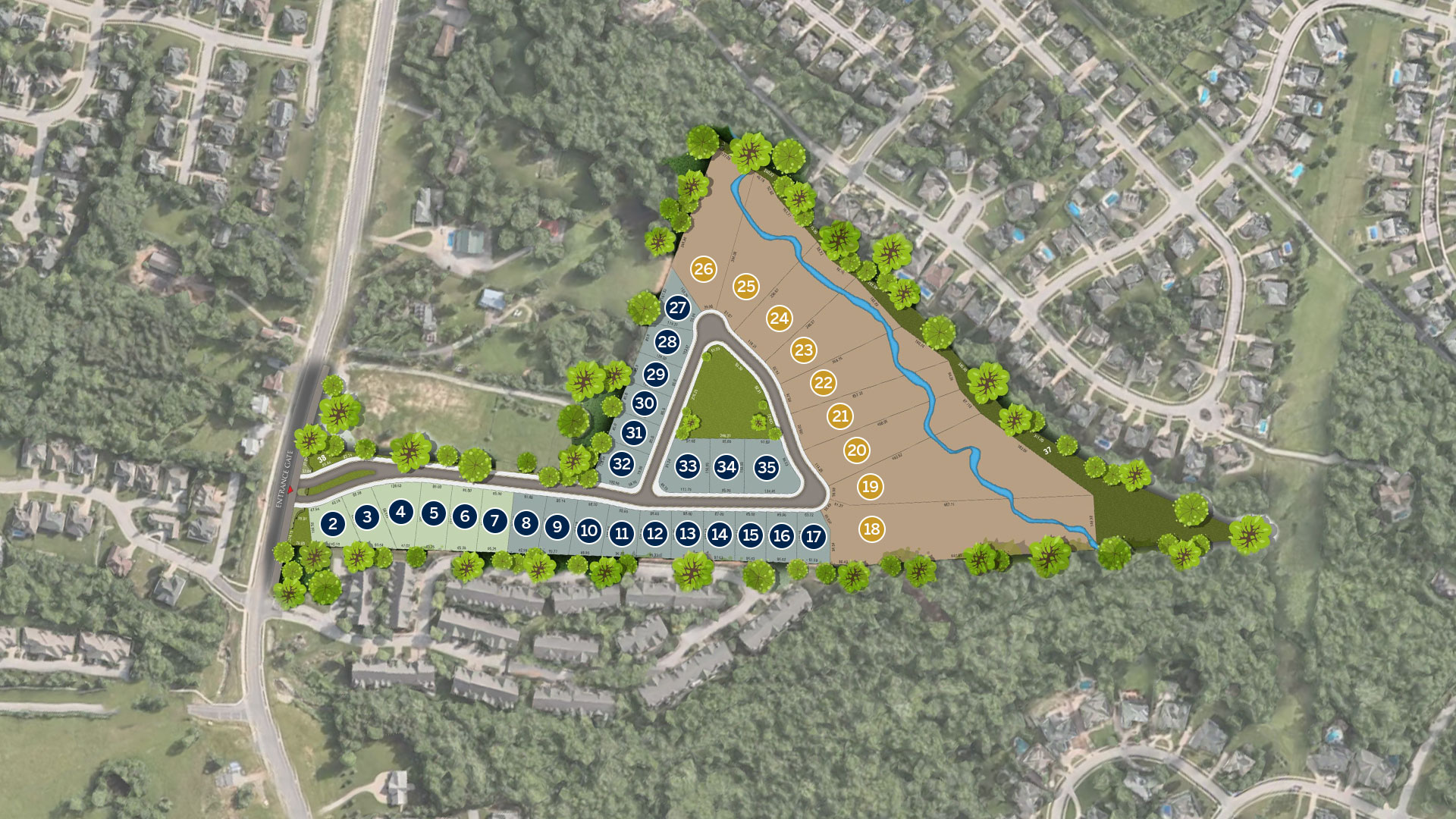 Kentbury Estates Site Map